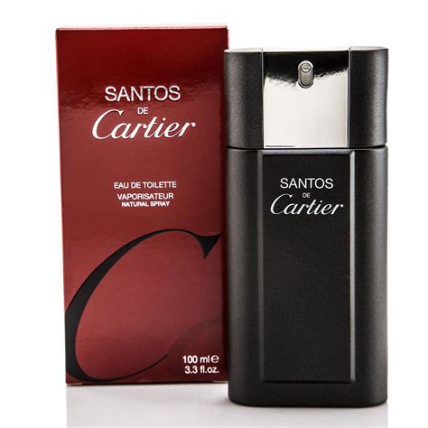 profumo vintage cartier santos 100 ml con cofanetto originale|cartier cologne for men.